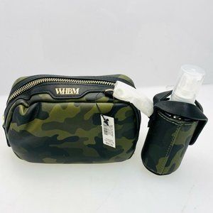 WHBM Camo Beauty Cosmetic Case Spray Bottle Set